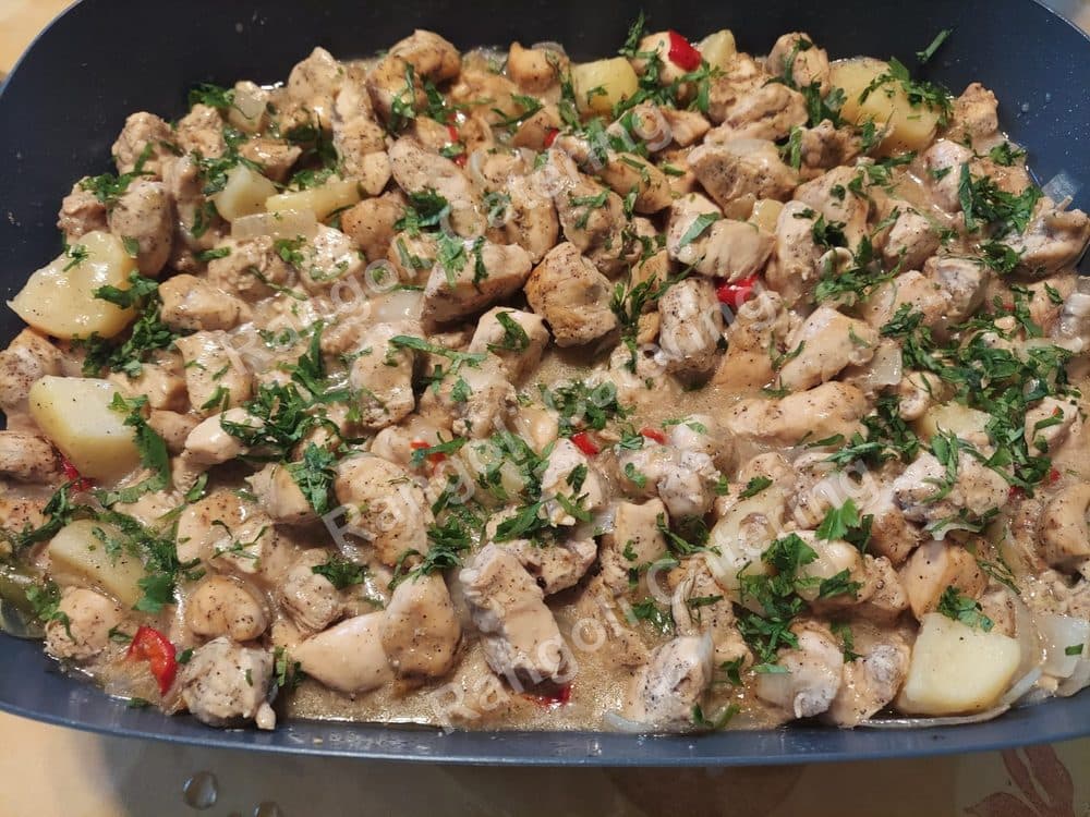 Pepper Chicken, homestyle Indian catering